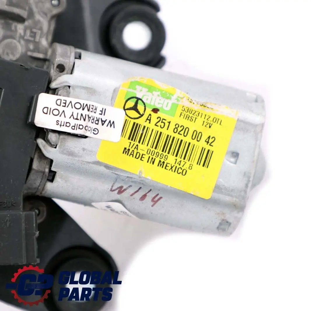 Mercedes ML GL W164 X164 Rear Tailgate Window Wiper Motor Unit - SKU A2518200042 - Part number A2518200042