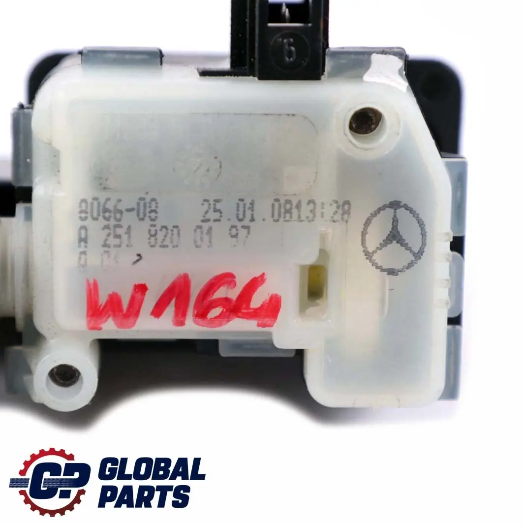 Mercedes W164 Resistor Motor del Actuador de Liberación de la Aleta Combustible - SKU A2518200197 - Número de pieza A2518200197