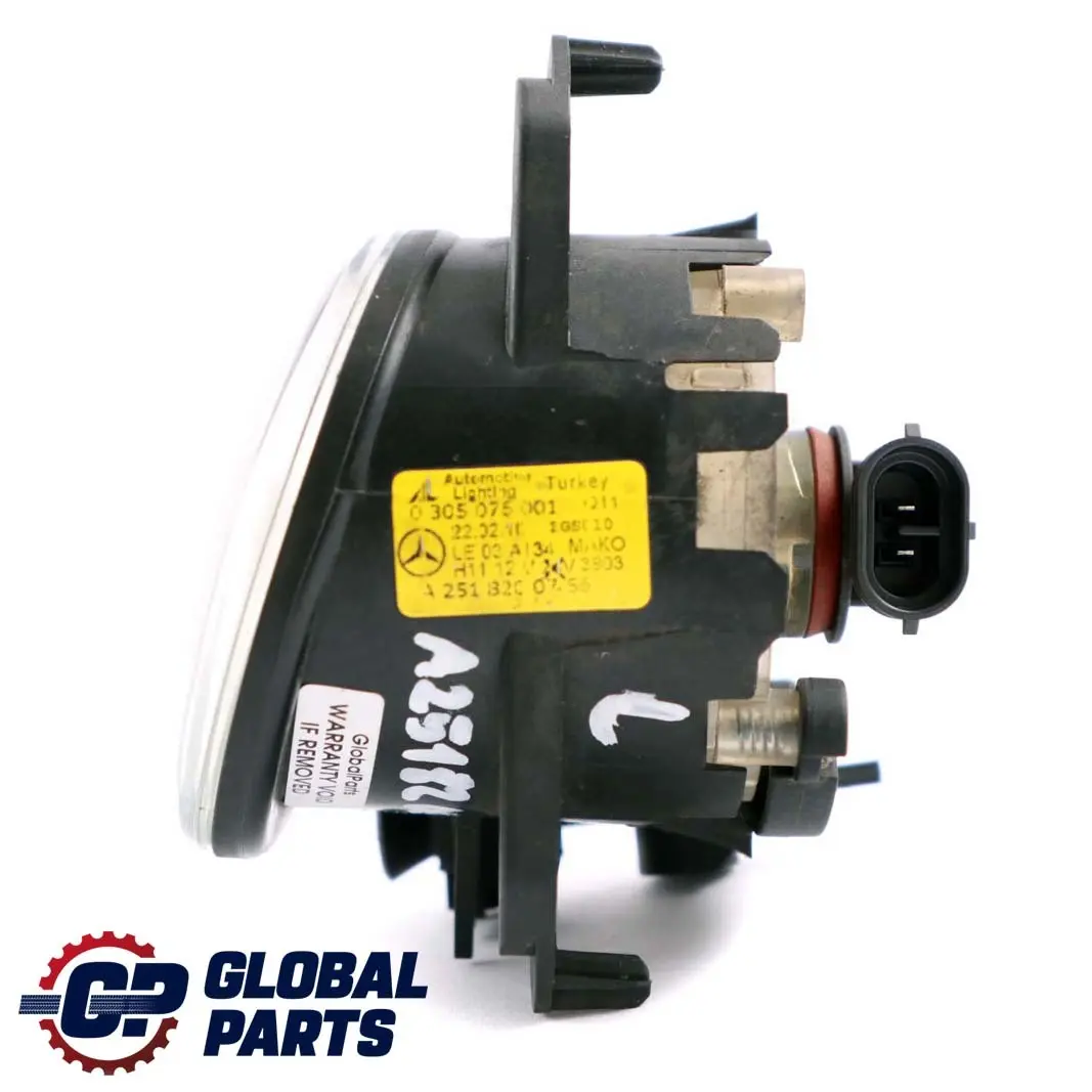 Mercedes W169 Halogen Lampa Przeciwmgielna Lewy Przód - SKU A2518200756 - Numer Części A2518200756