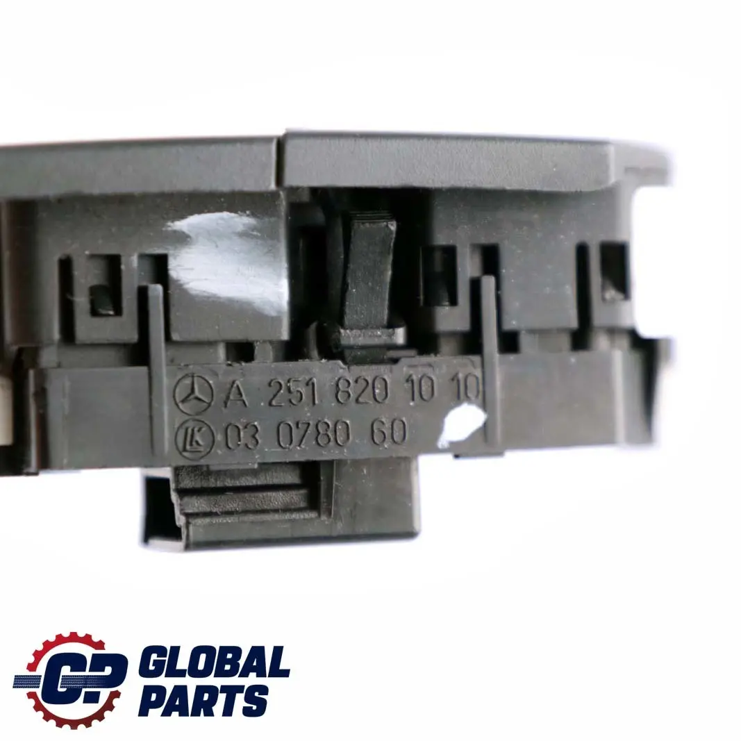 Botón de bloqueo puerta Interruptor Negro Derecho para Mercedes ML W164 con número de pieza A2518201010 Mercedes ML W164 Botón de bloqueo puerta Interruptor Negro Derecho - SKU A2518201010 - Número de pieza A2518201010