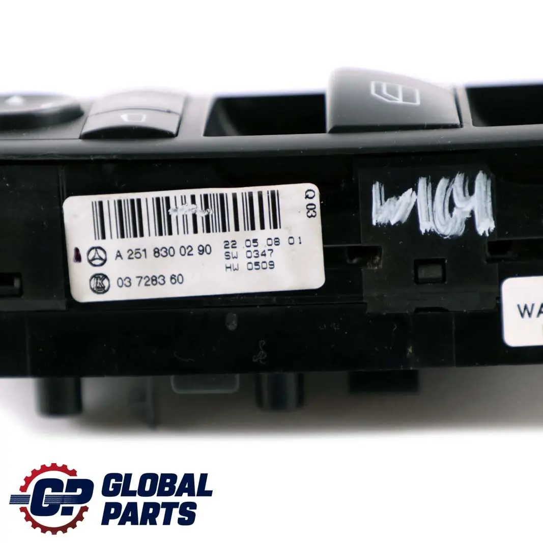 Lève Vitre Électrique Côté Conducteur pour Mercedes W164 à propos du numéro de pièce A2518300290 Mercedes W164 Lève Vitre Électrique Côté Conducteur - SKU A2518300290 - Numéro de pièce A2518300290