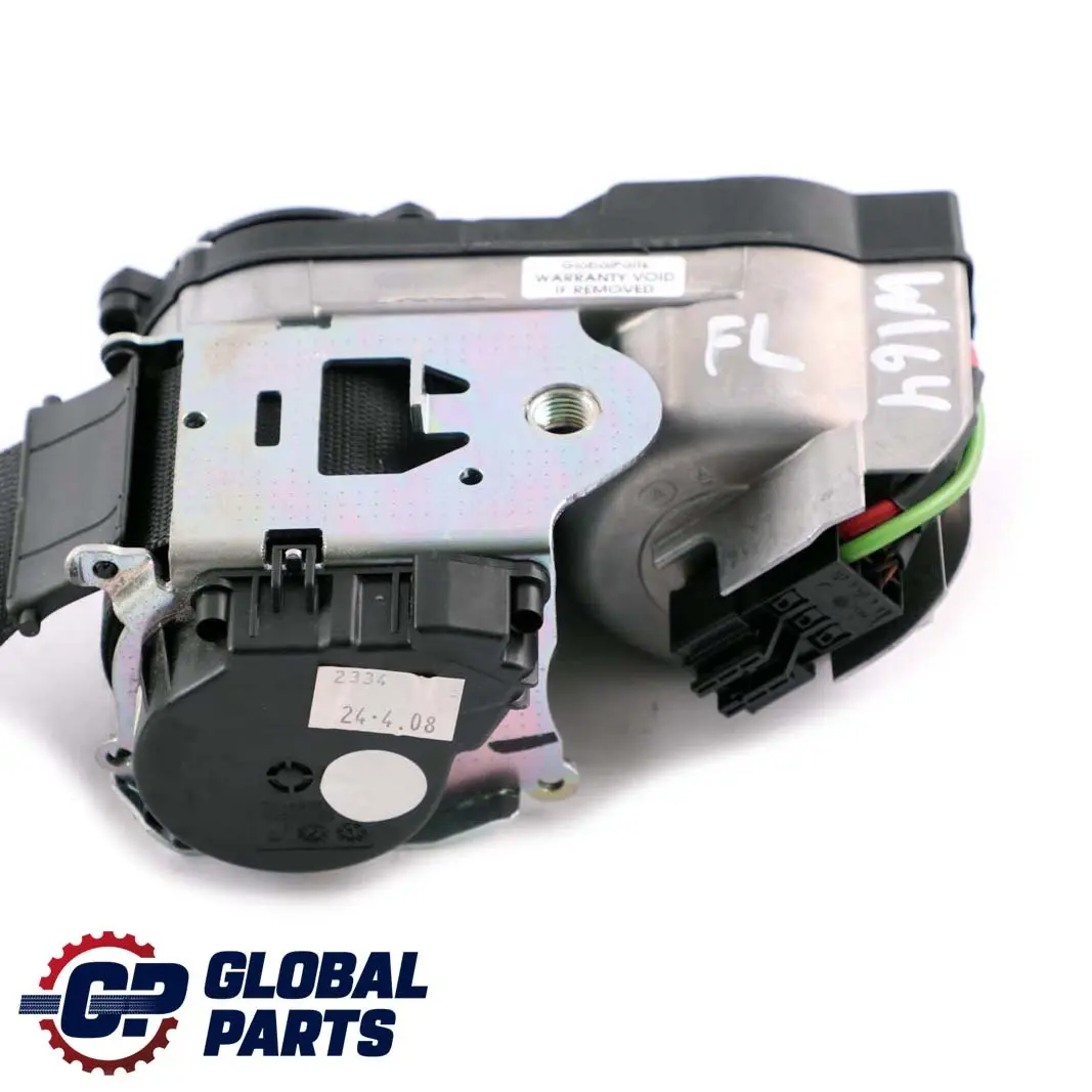 Mercedes-Benz M-Class ML W164 Front Left N/S Seat Belt Black to with Part number A2518603185 Mercedes-Benz M-Class ML W164 Front Left N/S Seat Belt Black - SKU A2518603185 - Part number A2518603185
