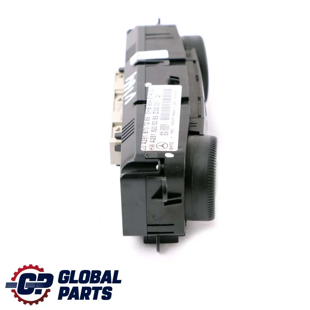 Interruptor Panel Aire Acondicionado para Mercedes ML GL W164 X164 con número de pieza A2518707289 Mercedes ML GL W164 X164 Interruptor Panel Aire Acondicionado - SKU A2518707289 - Número de pieza A2518707289