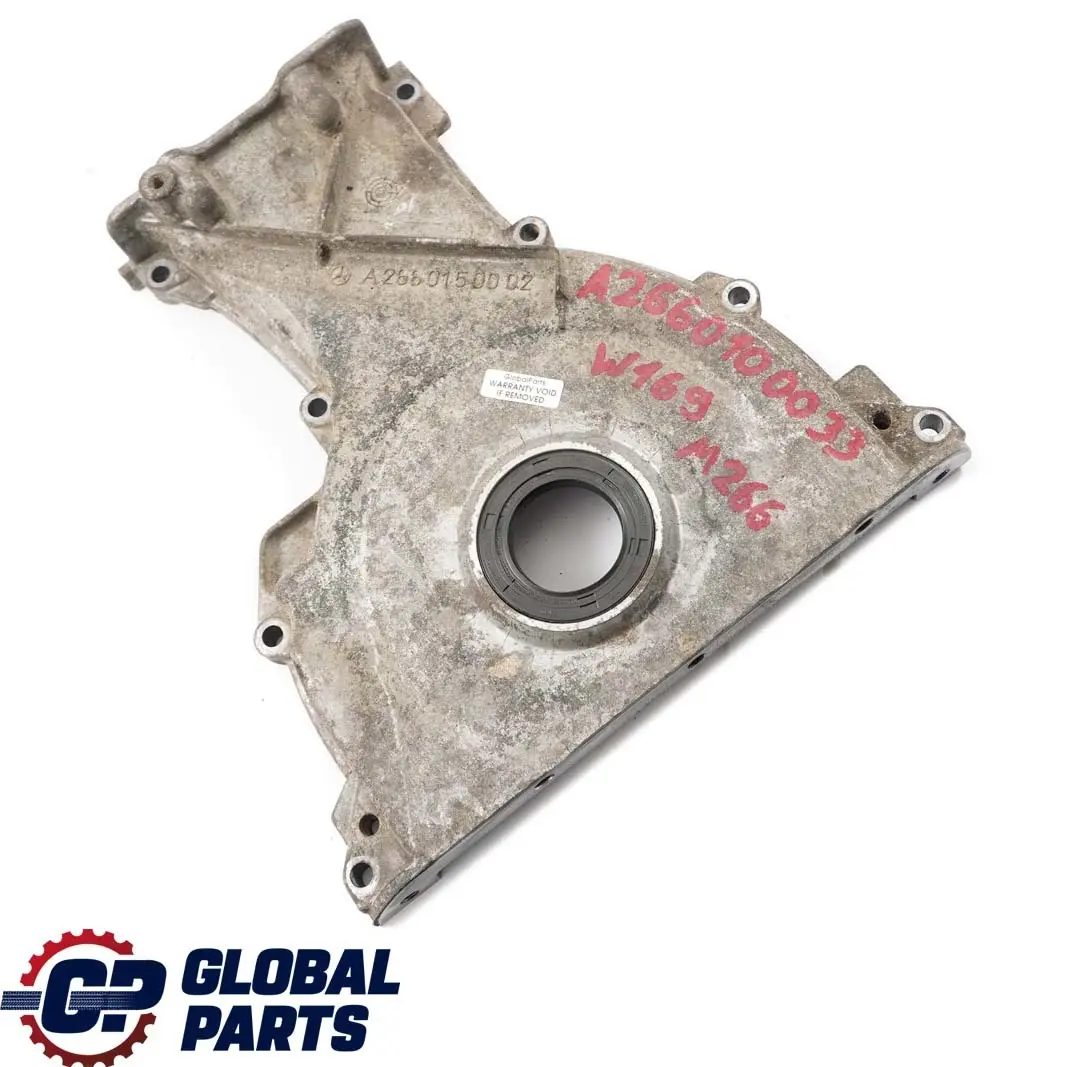 M266 Motore Caso di temporizzazione Alloggiamento Coperchio per Mercedes W169 W245 con numero di parte A2660100033 Mercedes W169 W245 M266 Motore Caso di temporizzazione Alloggiamento Coperchio - SKU A2660100033 - Numero di parte A2660100033
