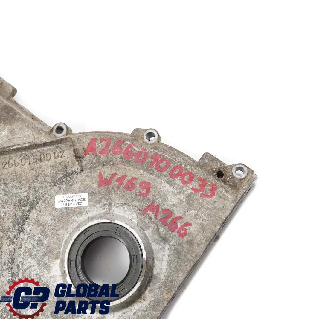 Mercedes W169 W245 M266 Motore Caso di temporizzazione Alloggiamento Coperchio - SKU A2660100033 - Numero di parte A2660100033