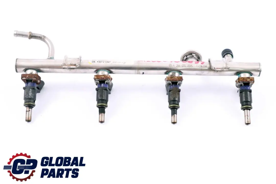 M266 Gasolina Inyector Rail Line A2660700595 para Mercedes W169 W245 con número de pieza A2660700895 Mercedes W169 W245 M266 Gasolina Inyector Rail Line A2660700595 - SKU A2660700895 - Número de pieza A2660700895