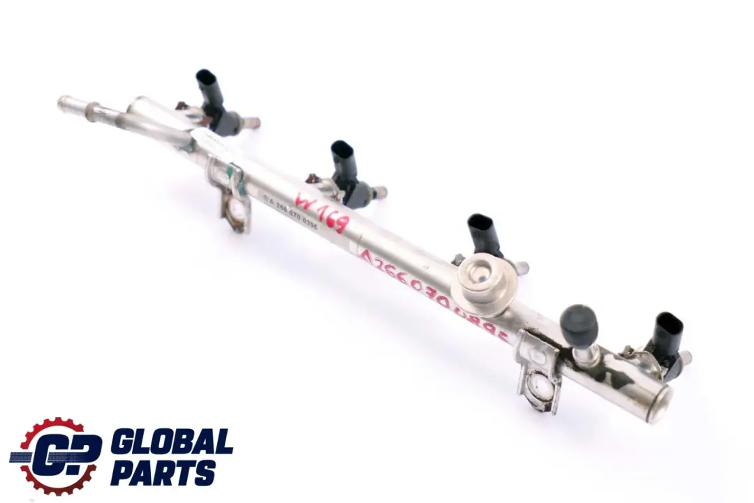 Mercedes Benz A B W169 W245 M266 Petrol Fuel Injector Rail Line A2660700595 - SKU A2660700895 - Part number A2660700895