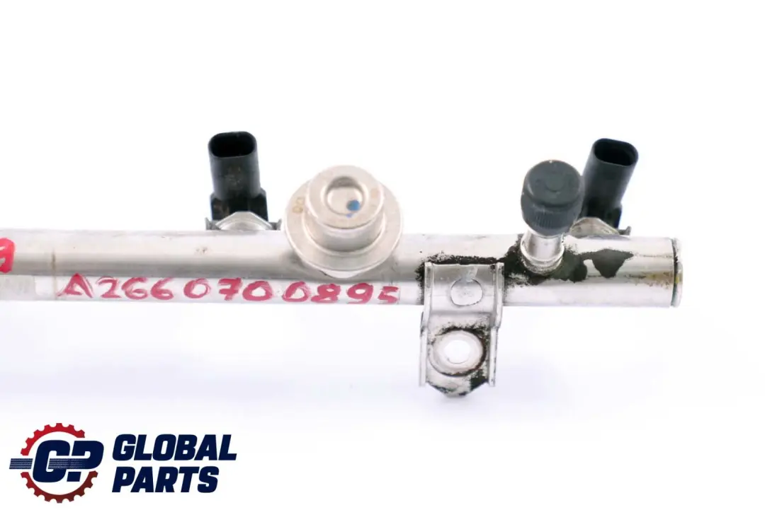 Mercedes Benz A B W169 W245 M266 Petrol Fuel Injector Rail Line A2660700595 - SKU A2660700895 - Part number A2660700895