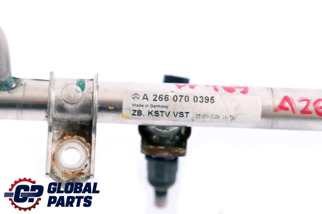 Mercedes Benz A B W169 W245 M266 Petrol Fuel Injector Rail Line A2660700595 - SKU A2660700895 - Part number A2660700895