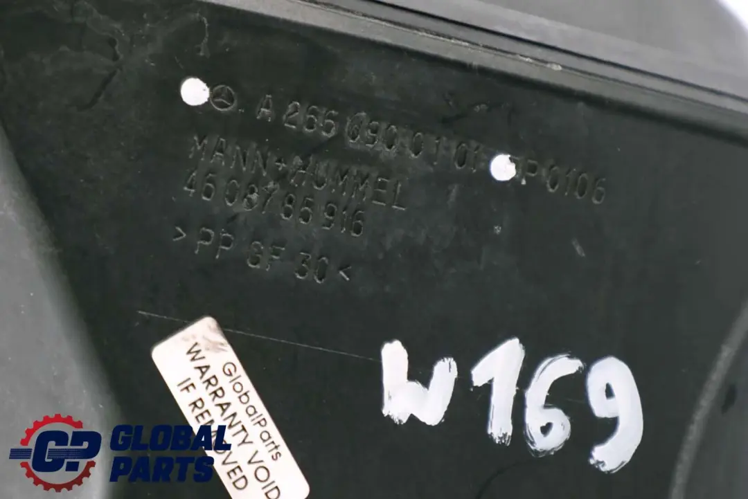 Mercedes W169 W245 Caja Del filtro De Aire - SKU A2660900101 - Número de pieza A2660900101