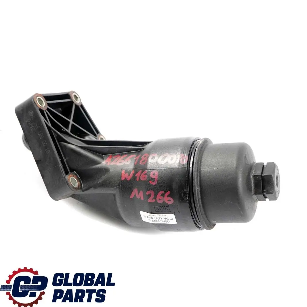 M266 Engine Oil Filter Housing to Mercedes W169 W245 Petrol with Part number A2661800010 Mercedes W169 W245 Petrol M266 Engine Oil Filter Housing - SKU A2661800010 - Part number A2661800010