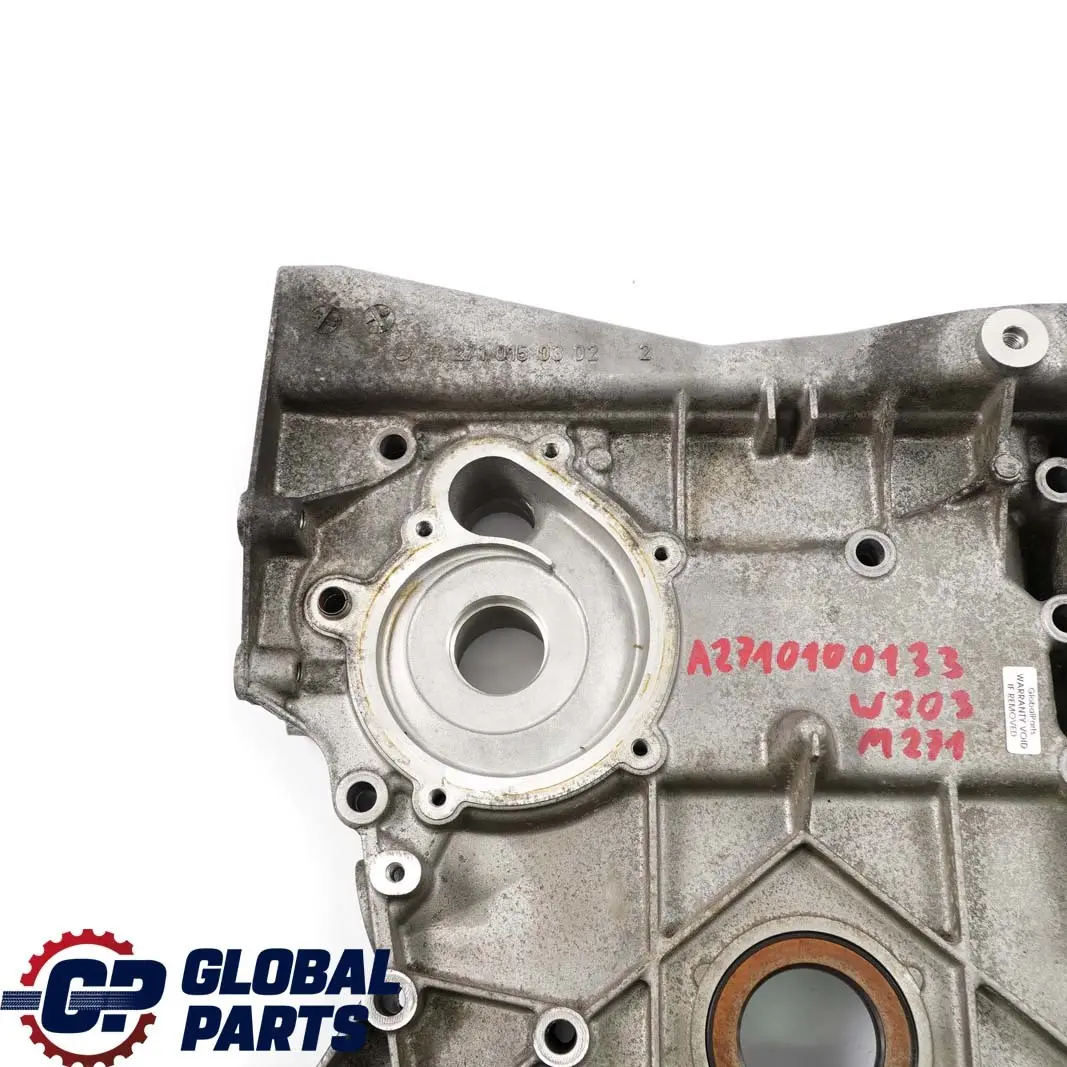 M271 Gasolina Caja de Cambios Timing Case Cover para Mercedes W203 W204 con número de pieza A2710100133 Mercedes W203 W204 M271 Gasolina Caja de Cambios Timing Case Cover - SKU A2710100133 - Número de pieza A2710100133