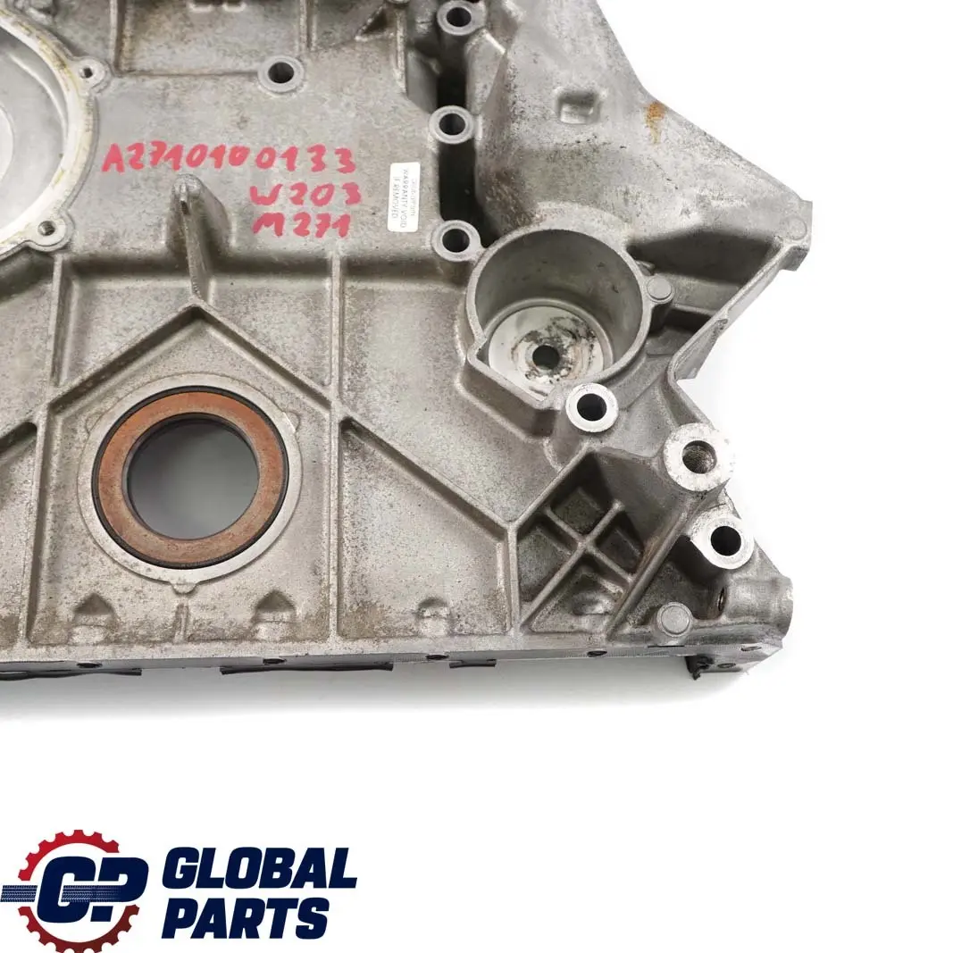 M271 Gasolina Caja de Cambios Timing Case Cover para Mercedes W203 W204 con número de pieza A2710100133 Mercedes W203 W204 M271 Gasolina Caja de Cambios Timing Case Cover - SKU A2710100133 - Número de pieza A2710100133
