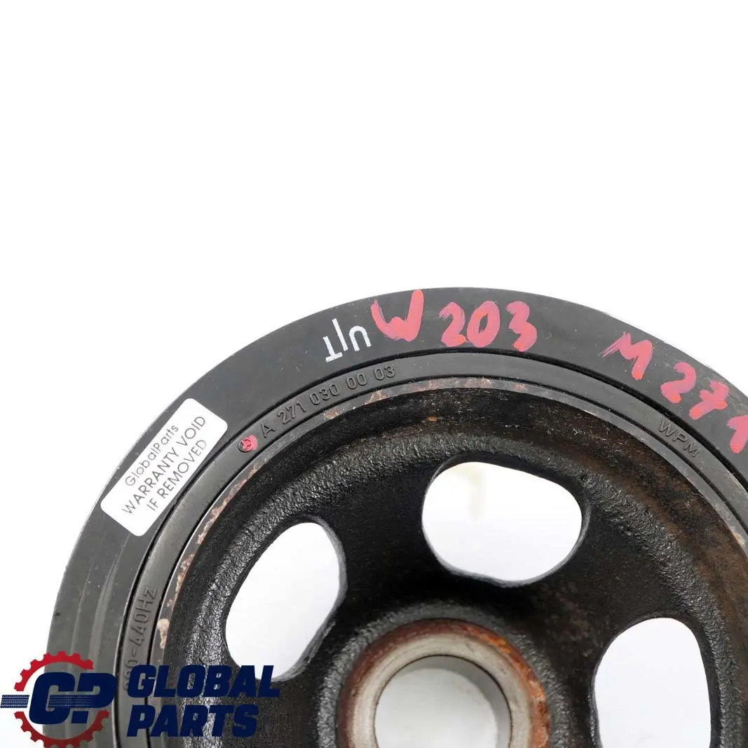 Mercedes W203 W204 W211 Petrol M271 Poulie de vilebrequin - SKU A2710300003 - Numéro de pièce A2710300003