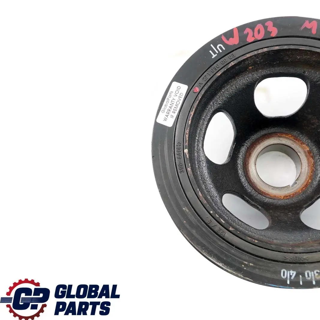 Mercedes W203 W204 W211 Petrol M271 Poulie de vilebrequin - SKU A2710300003 - Numéro de pièce A2710300003