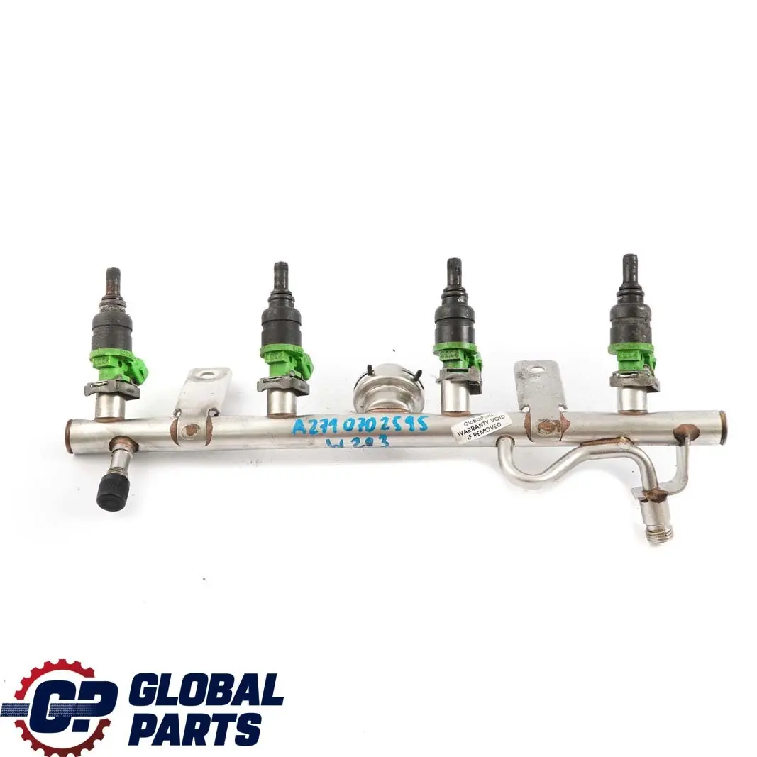  Mercedes-Benz C E Class W203 W211 Kompressor M271 Petrol Fuel Injector Rail - SKU A2710702595 - Part number A2710702595