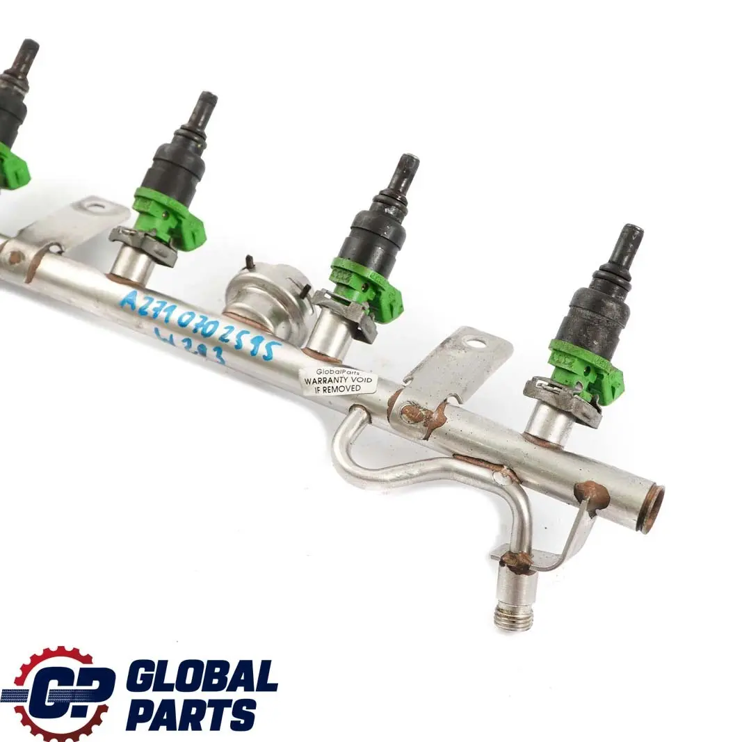 Mercedes-Benz Clase C E W203 W211 Kompressor M271 Gasolina Inyector Rail para con número de pieza A2710702595 Mercedes-Benz Clase C E W203 W211 Kompressor M271 Gasolina Inyector Rail - SKU A2710702595 - Número de pieza A2710702595