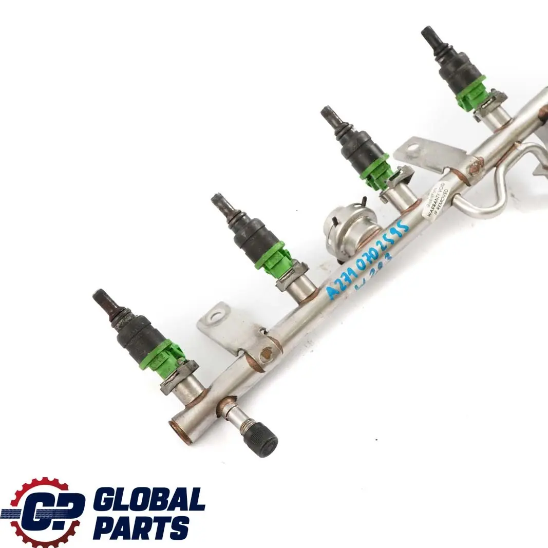 Mercedes-Benz Clase C E W203 W211 Kompressor M271 Gasolina Inyector Rail para con número de pieza A2710702595 Mercedes-Benz Clase C E W203 W211 Kompressor M271 Gasolina Inyector Rail - SKU A2710702595 - Número de pieza A2710702595