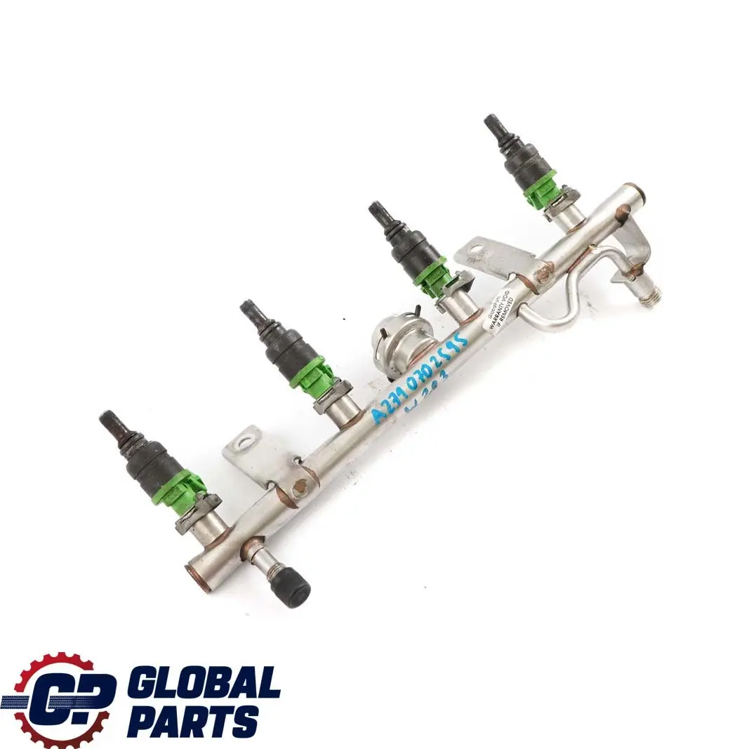 Mercedes-Benz Clase C E W203 W211 Kompressor M271 Gasolina Inyector Rail para con número de pieza A2710702595 Mercedes-Benz Clase C E W203 W211 Kompressor M271 Gasolina Inyector Rail - SKU A2710702595 - Número de pieza A2710702595