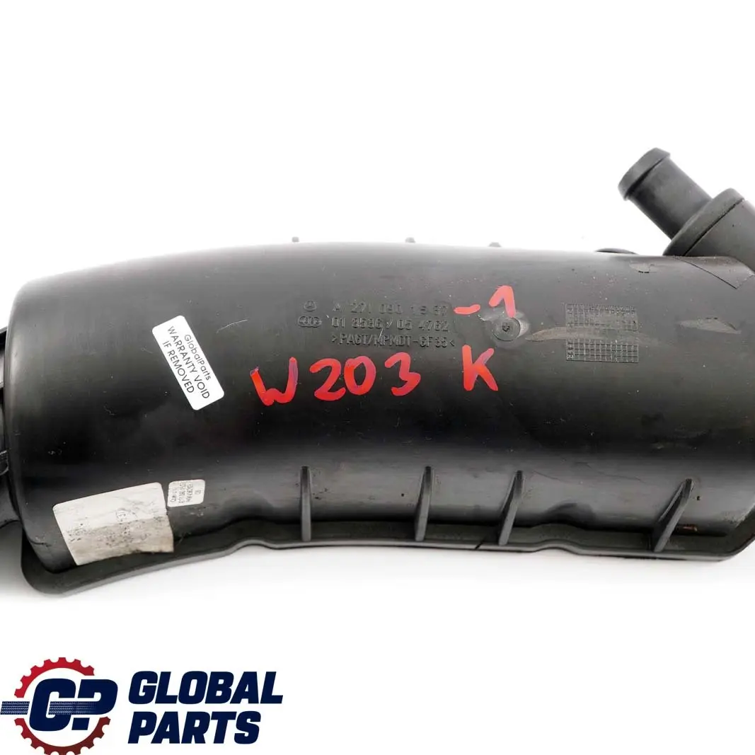  Mercedes-Benz C-Class W203 1 Kompressor Air Intake Inlet Pipe Hose - SKU A2710901537-1 - Part number A2710901537