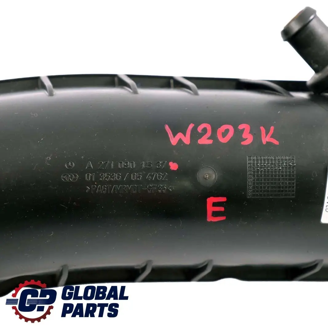  Mercedes-Benz C-Class W203 Kompressor Air Intake Inlet Pipe Hose - SKU A2710901537 - Part number A2710901537