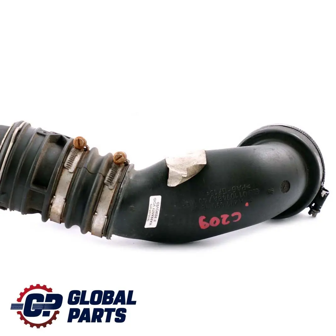 Mercedes W203 W204 C209 Kompressor Intercooler Tuyau de charge d'air - SKU A2710901837 - Numéro de pièce A2710901837