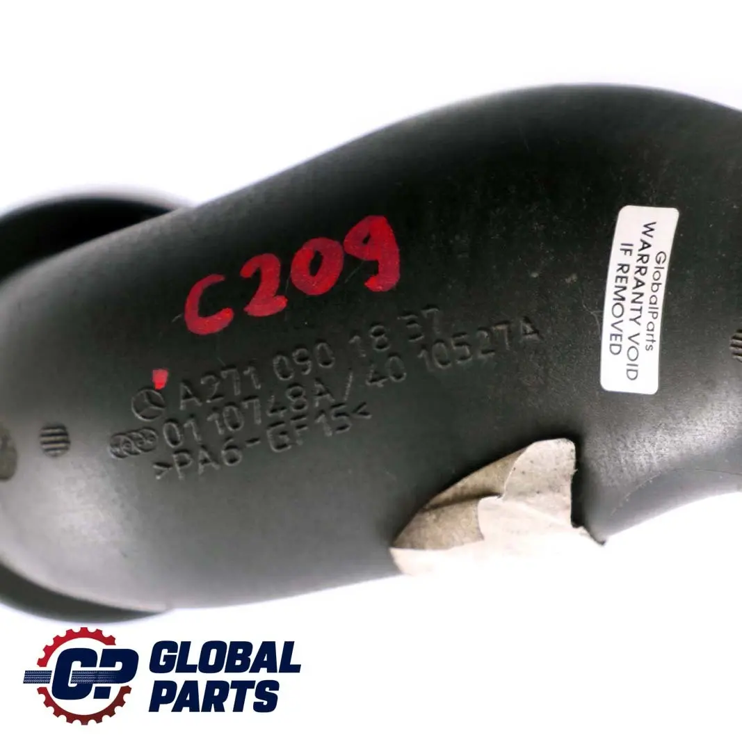 Ladeluftkühler Rohr Schlauch für Mercedes C CLK W203 C209 Kompressor mit Teilenummer A2710901837 Mercedes C CLK W203 C209 Kompressor Ladeluftkühler Rohr Schlauch - SKU A2710901837 - Teilenummer A2710901837