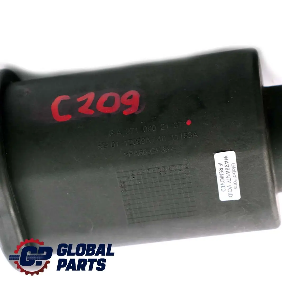 Mercedes W203 W204 W211 C209 Tuyau d'admission d'air de l'intercooler Kompressor - SKU A2710902137 - Numéro de pièce A2710902137