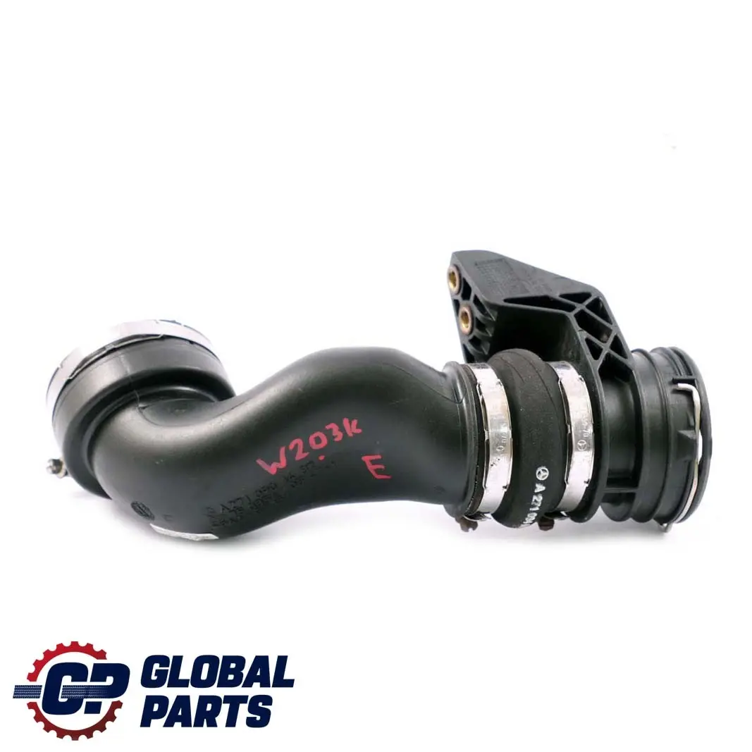 M271 Manguera intercooler carga aire para Mercedes W203 200 Kompressor con número de pieza A2710940682 Mercedes W203 200 Kompressor M271 Manguera intercooler carga aire - SKU A2710940682 - Número de pieza A2710940682