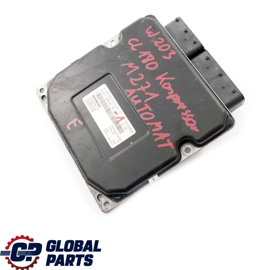 Mercedes-Benz W203 C 180 Kompressor Engine Control Unit Module Auto to with Part number A2711536179 Mercedes-Benz W203 C 180 Kompressor Engine Control Unit Module Auto - SKU A2711536179-1 - Part number A2711536179
