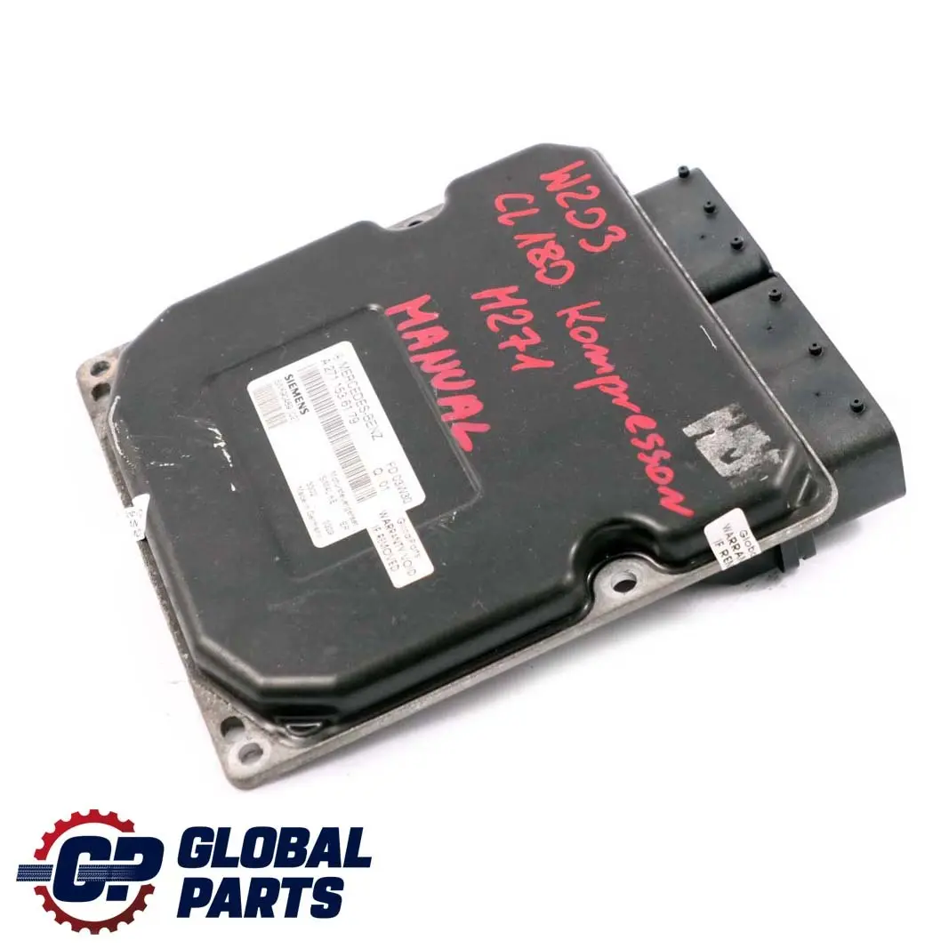 Mercedes-Benz W203 CL203 180 Kompressor Engine Control Unit Module  - SKU A2711536179 - Part number A2710107544