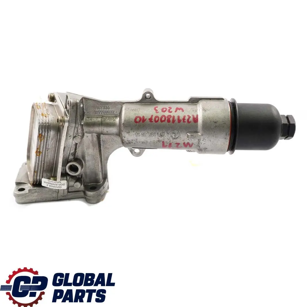 M271 Engine Oil Filter Housing to Mercedes W203 W210 Petrol with Part number A2711800710 Mercedes W203 W210 Petrol M271 Engine Oil Filter Housing - SKU A2711800710 - Part number A2711800710