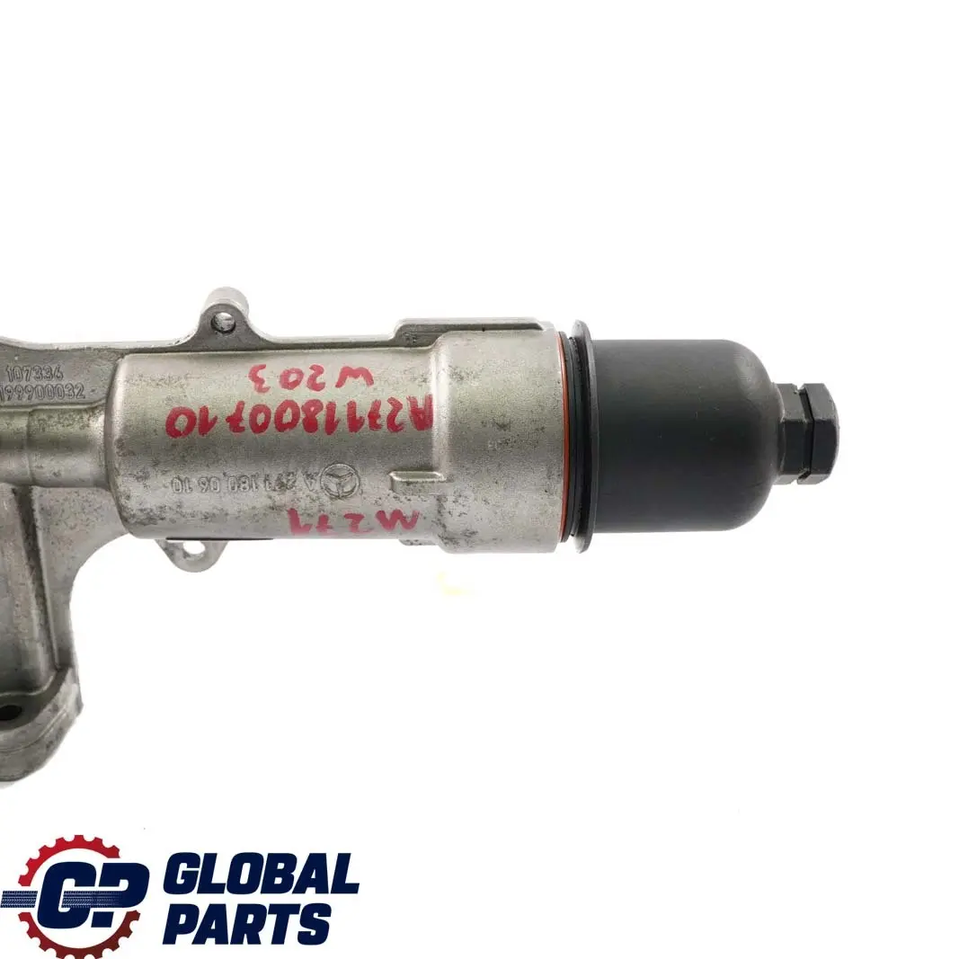 Gasolina M271 Carcasa Del Filtro De Aceite Motor para Mercedes W203 W210 con número de pieza A2711800710 Mercedes W203 W210 Gasolina M271 Carcasa Del Filtro De Aceite Motor - SKU A2711800710 - Número de pieza A2711800710