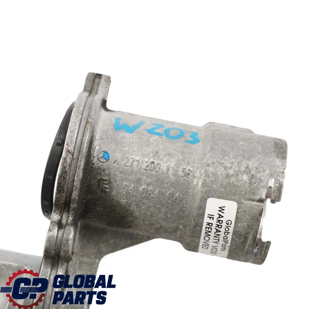 Mercedes-Benz C-Class W203 M271 Petrol Engine Coolant Flange to with Part number A2712001156 Mercedes-Benz C-Class W203 M271 Petrol Engine Coolant Flange - SKU A2712001156 - Part number A2712001156