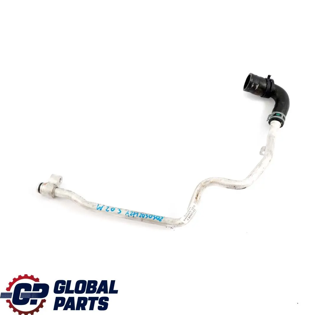 Benz Classe C W203 M271 Compressore Tubo Climatizzatore per Mercedes con numero di parte A2712030502 Mercedes Benz Classe C W203 M271 Compressore Tubo Climatizzatore - SKU A2712030502 - Numero di parte A2712030502