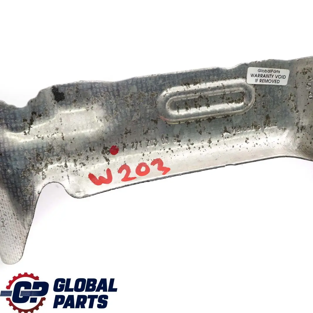 Mercedes W203 W211 Motor Colector Escape Escudo De Calor Placa De Aislamiento - SKU A2712030592 - Número de pieza A2712030592