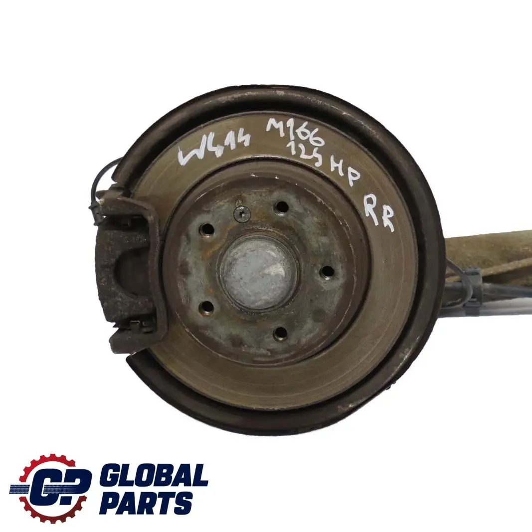 Mercedes-Benz Vaneo W414 Rear Right O/S Suspension Leg Radius Arm Wheel Hub to with Part number A4143500906 Mercedes-Benz Vaneo W414 Rear Right O/S Suspension Leg Radius Arm Wheel Hub - SKU A4143500906 - Part number A4143500906