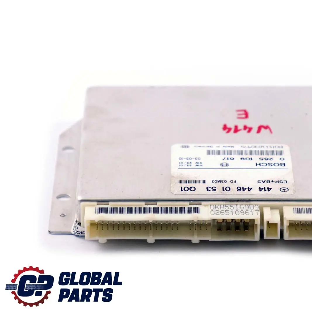 Mercedes-Benz Vaneo W414 ESP BAS Unidad De Control Modulo ECU para con número de pieza A4144460153 Mercedes-Benz Vaneo W414 ESP BAS Unidad De Control Modulo ECU - SKU A4144460153 - Número de pieza A4144460153