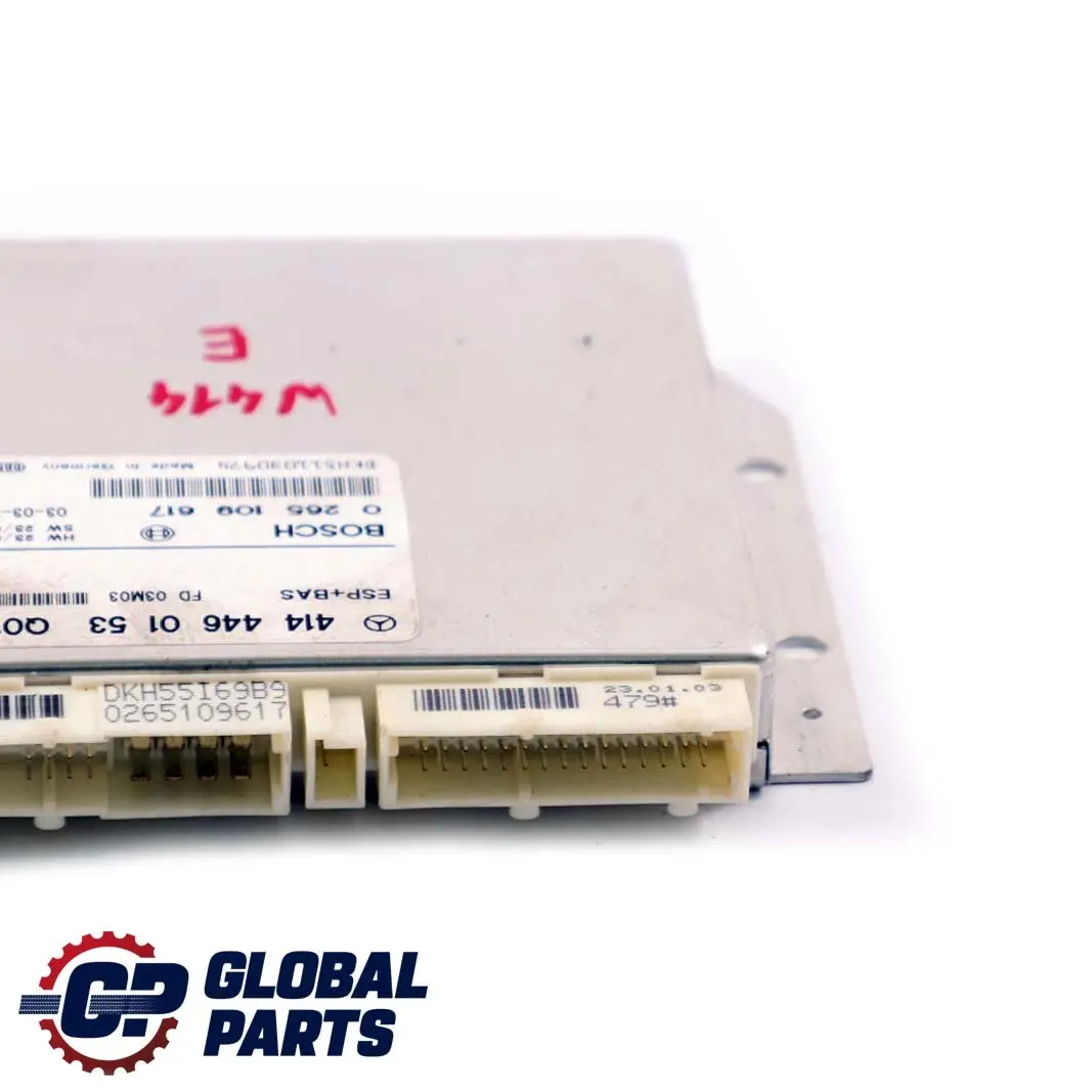  Mercedes-Benz Vaneo W414 ESP BAS Unidad De Control Modulo ECU - SKU A4144460153 - Número de pieza A4144460153