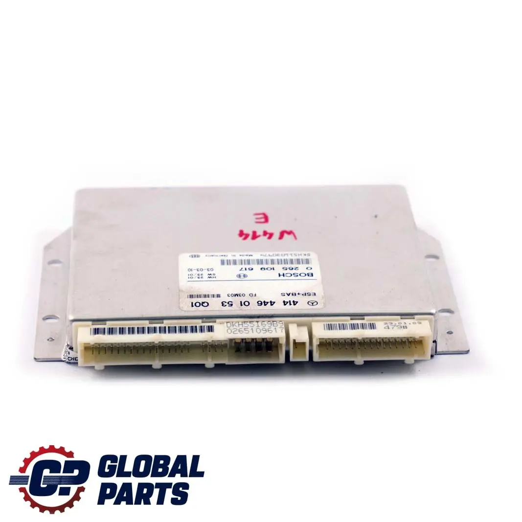 Mercedes-Benz Vaneo W414 ESP BAS Control Unit Module ECU to with Part number A4144460153 Mercedes-Benz Vaneo W414 ESP BAS Control Unit Module ECU - SKU A4144460153 - Part number A4144460153