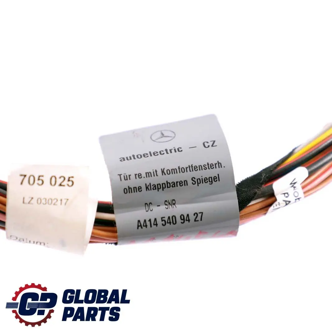 Mercedes-Benz Vaneo W414 Front Left Right N/O/S Door Wiring Harness Cable to with Part number A4145400836 Mercedes-Benz Vaneo W414 Front Left Right N/O/S Door Wiring Harness Cable - SKU A4145400836 - Part number A4145400836