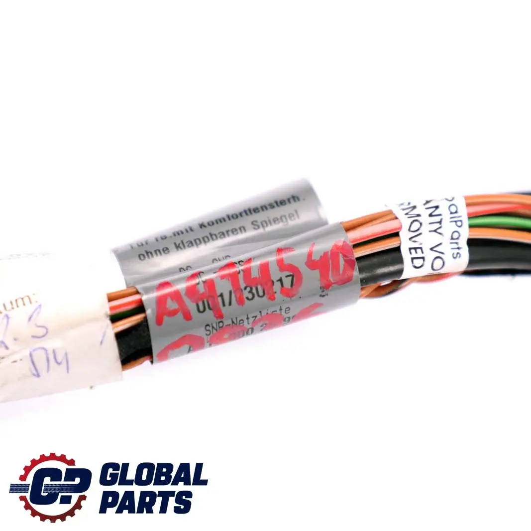 Mercedes-Benz Vaneo W414 Front Left Right N/O/S Door Wiring Harness Cable to with Part number A4145400836 Mercedes-Benz Vaneo W414 Front Left Right N/O/S Door Wiring Harness Cable - SKU A4145400836 - Part number A4145400836