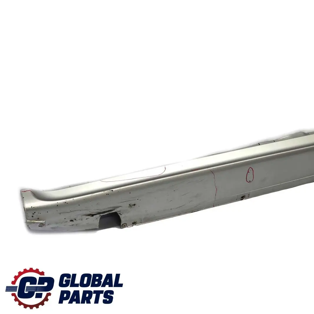  Mercedes-Benz Vaneo W414 Sill Side Cover Skirt Left N/S Brilliant Silver - 9744 - SKU A4146190438-BRS - Part number A4146190438
