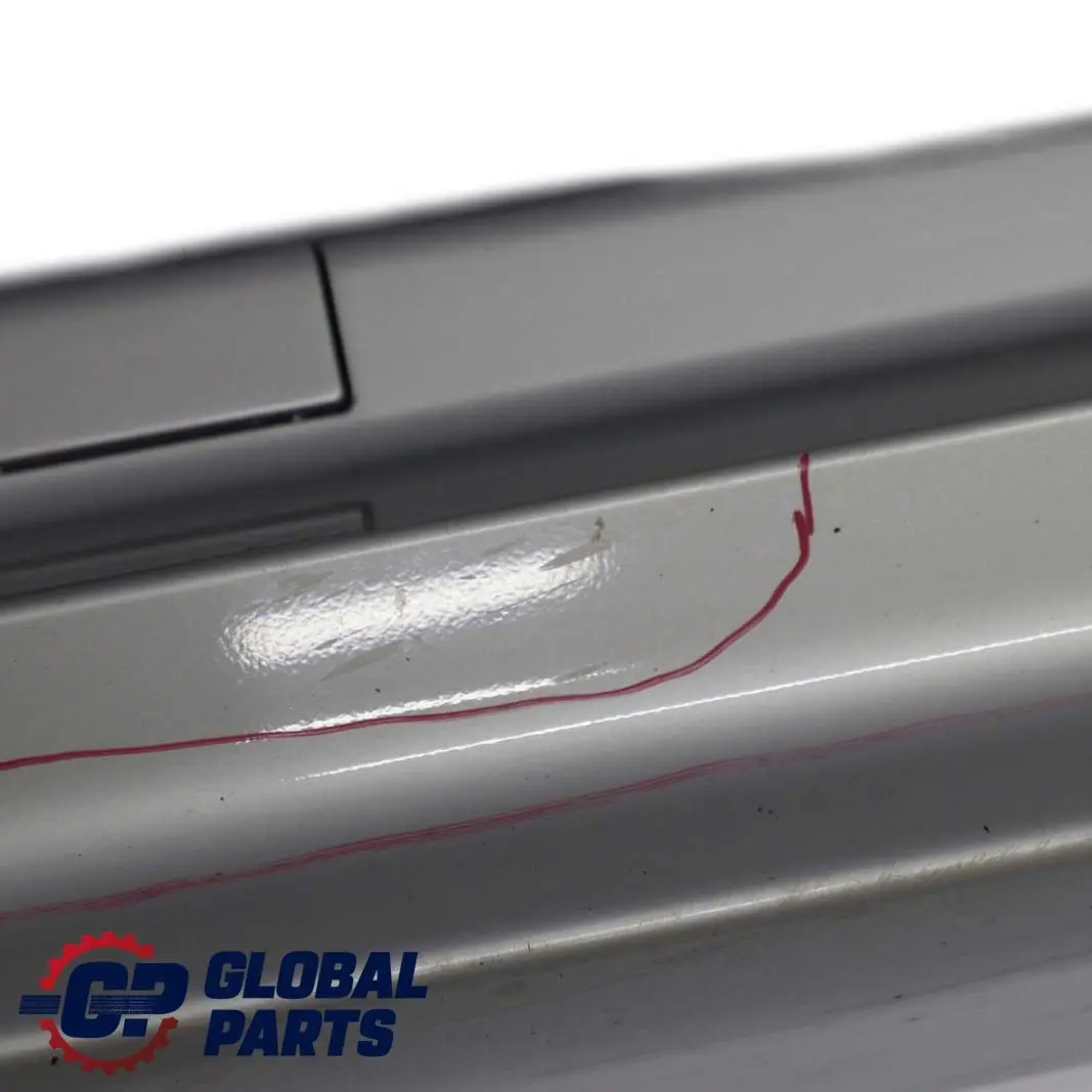 Mercedes Vaneo W414 Faldon cubre umbral lateral izquierdo Brilliant Silver 9744 - SKU A4146190438-BRS - Número de pieza A4146190438