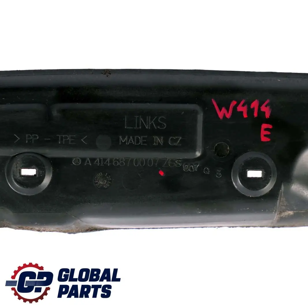 Mercedes-Benz Vaneo W414 Montaggio Copertura Parafango Anteriore Sinistro N/S per con numero di parte A4146870007 Mercedes-Benz Vaneo W414 Montaggio Copertura Parafango Anteriore Sinistro N/S - SKU A4146870007 - Numero di parte A4146870007