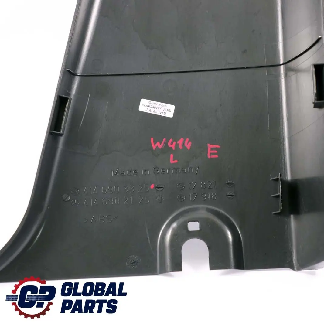 Mercedes-Benz W414 Couverture Montant B en Bas a Gauche Capot pour à propos du numéro de pièce A4146903325 Mercedes-Benz W414 Couverture Montant B en Bas a Gauche Capot - SKU A4146903325 - Numéro de pièce A4146903325