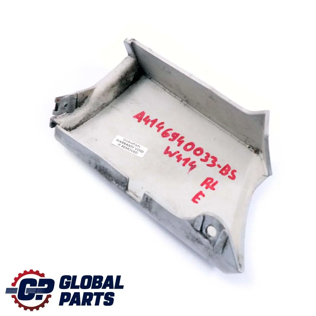 Mercedes W414 Copertura cerniera portellone sinistro Argento brillante - SKU A4146940033-BS - Numero di parte A4146940033