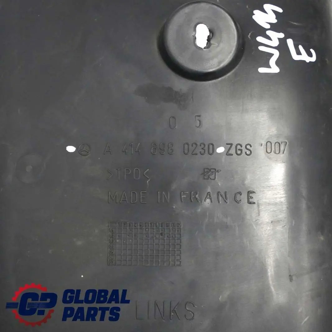  Mercedes-Benz Vaneo W414 panel embellecedor paso De rueda trasero izquierdo - SKU A4146980230 - Número de pieza A4146980230