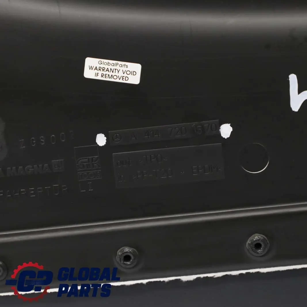  Mercedes-Benz Vaneo W414 Türverkleidung Stoff Anthrazit Vorne Links - SKU A4147201570 - Teilenummer A4147201570