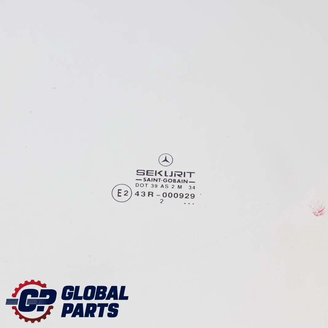  Mercedes-Benz Vaneo W414 Front Door Left N/S Window Glass AS2 - SKU A4147250010 - Part number A4147250010
